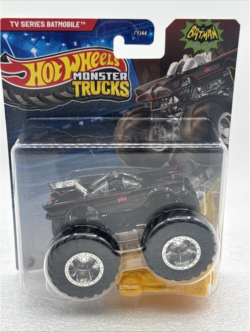 Hot Wheels Monster Trucks TV Series Batman Batmobile 1:64 Diecast Truck New 2024